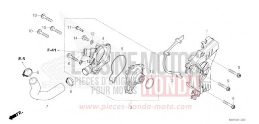 WATER PUMP CBR1000SPR de 2024